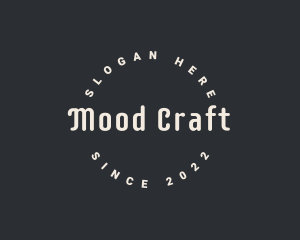 Hipster Crafting Workshop logo design