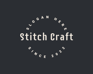 Hipster Crafting Workshop logo design