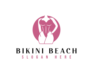 Lady Body Bikini logo design