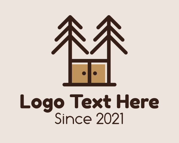 Wooden logo example 2