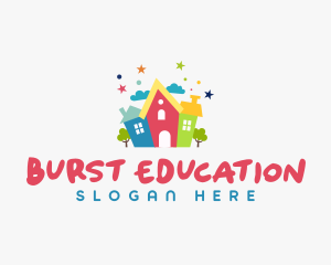 Kindergarten Education School logo design