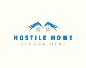 Home Roofing Remodeling logo design