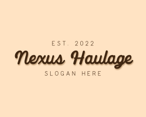 Boutique Cursive Company logo design