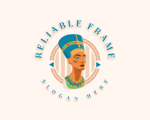 Queen Nefertiti Statue Logo