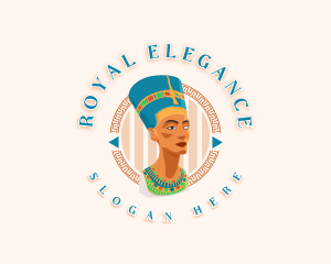 Queen Nefertiti Statue logo