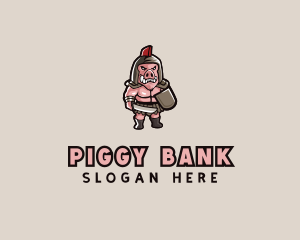 Gladiator Pig Warrior  logo