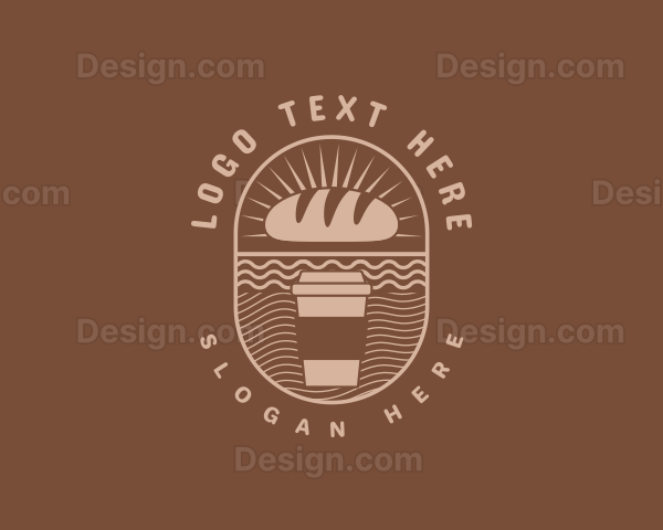 Cafe Coffee Bread Logo