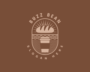 Cafe Coffee Bread logo design