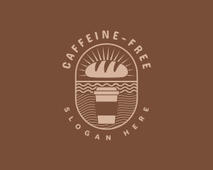 Cafe Coffee Bread logo design