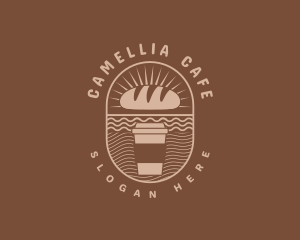 Cafe Coffee Bread logo design