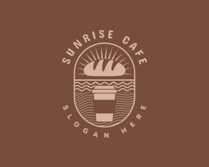 Cafe Coffee Bread logo design