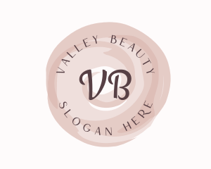 Watercolor Beauty Cosmetics logo design