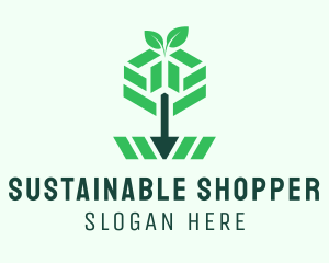 Sustainable Company Arrow  logo design