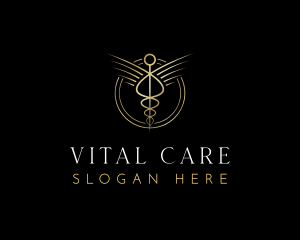 Medical Healthcare Caduceus logo