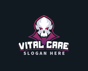 Grim Reaper Gaming Skull Avatar logo