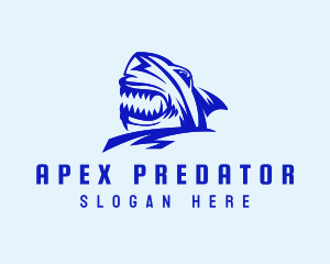 Shark Predator Head logo design