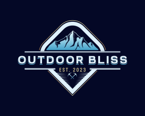 Outdoor Mountaineer Adventure logo design