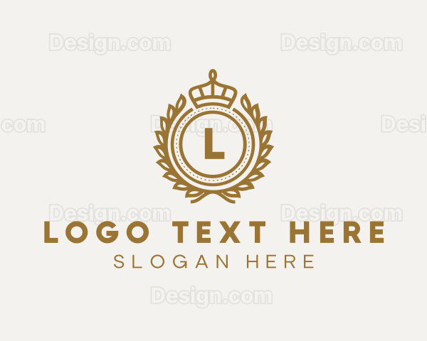 Luxury Crown Badge Logo