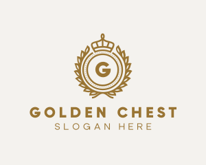 Luxury Crown Badge logo design