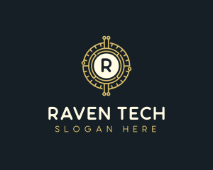 Blockchain Tech Crypto logo design