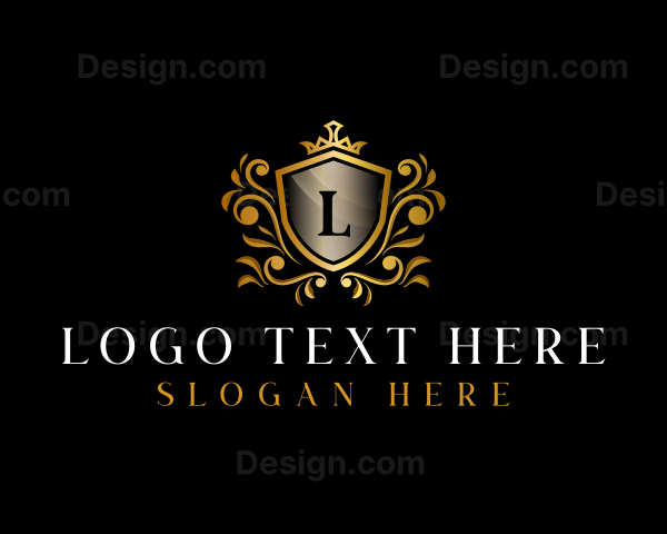 Shield Luxe Crown Logo