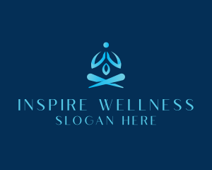 Wellness Meditate Yoga logo design