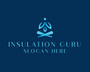 Wellness Meditate Yoga logo design