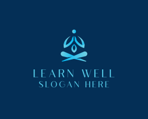 Wellness Meditate Yoga logo design