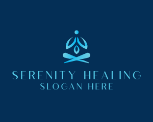 Wellness Meditate Yoga logo design