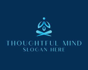 Wellness Meditate Yoga logo design