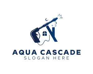 Pressure Washer House logo design