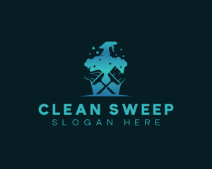 Cleaning Maintenance Sanitation logo design