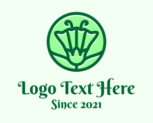 Green Flower Circle logo
