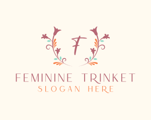 Floral Natural Cosmetics logo design