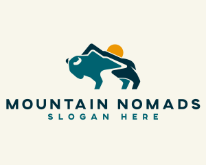 Valley Mountain Bison logo design