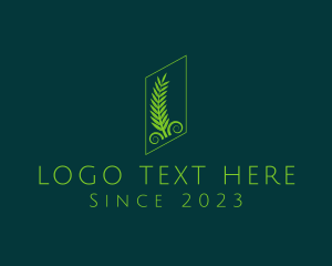 Elegant Palm Leaves logo