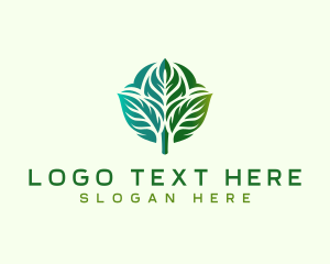 Leaf Nature Vegetation logo