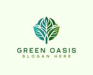 Leaf Nature Vegetation logo design