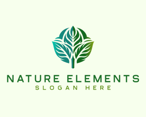 Leaf Nature Vegetation logo design