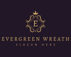 Classy Decorative Emblem logo design