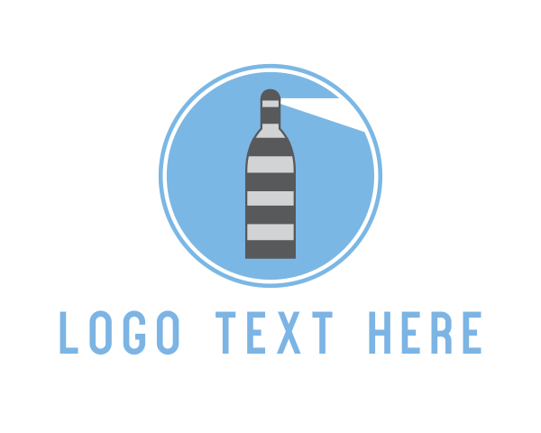 Wine Bottle logo example 4