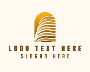 Elegant Skyscraper Building Logo