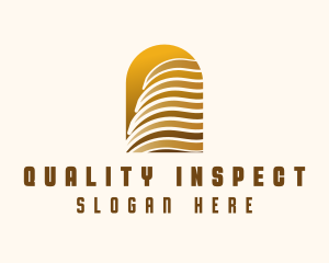 Elegant Skyscraper Building logo design