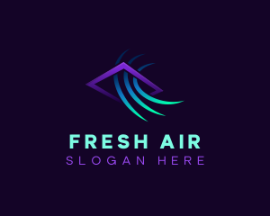 HVAC Air Ventilation logo design