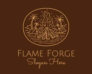 Safari Camp Bonfire logo