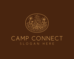 Safari Camp Bonfire logo