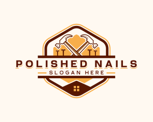 Hammer Nail Handyman logo