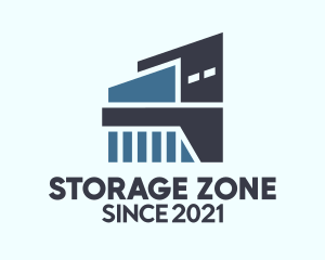Blue Storage Building  logo