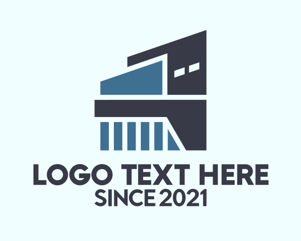 Blue Storage Building  logo