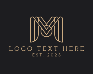Premium Luxury Company Letter M logo